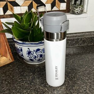 Stanley Gray and White Insulated Mug